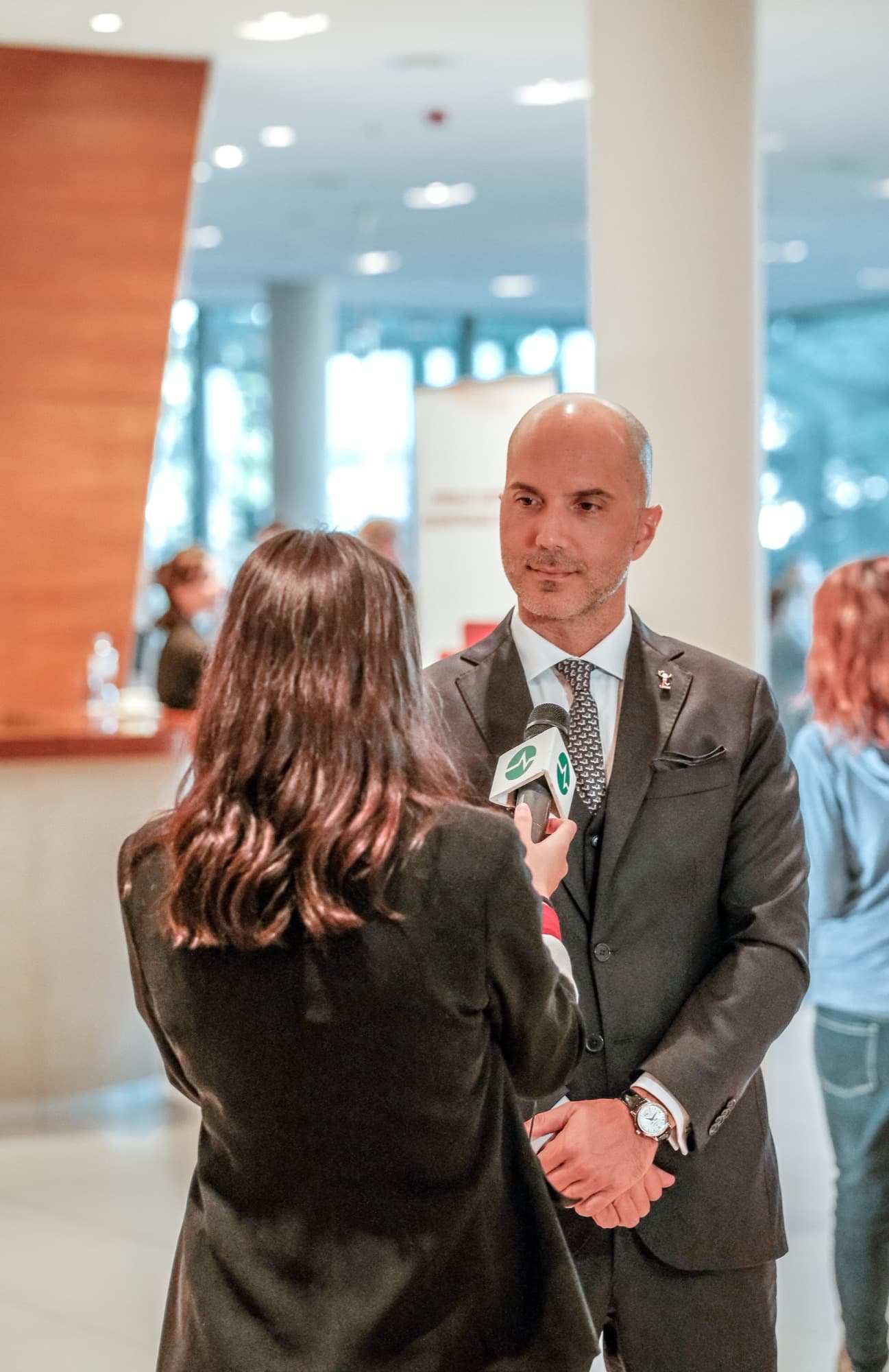 Intervista alla televisione nazionale